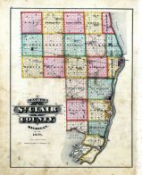 County Map, St. Clair County 1876